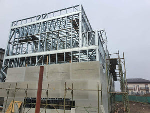 Metal Structure House in Otopeni Exterior Walls Closure with Fiber Cement thumbnail