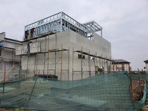Metal Structure House in Otopeni Exterior Walls Closure with Fiber Cement thumbnail