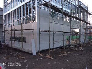 Metal Structure House in Otopeni Exterior Walls Closure with Fiber Cement thumbnail