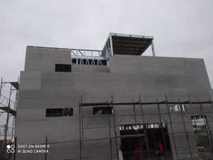 Metal Structure House in Otopeni Exterior Walls Closure with Fiber Cement thumbnail