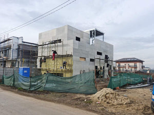 Metal Structure House in Otopeni Exterior Walls Closure with Fiber Cement thumbnail