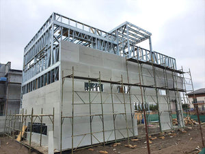 Metal Structure House in Otopeni Exterior Walls Closure with Fiber Cement thumbnail