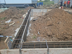 Formwork, Reinforcement, and Pouring of Foundation Beams for a House in Ilfov County thumbnail