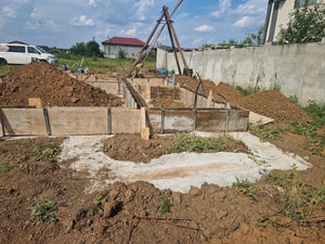 Formwork, Reinforcement, and Pouring of Foundation Beams for a House in Ilfov County thumbnail