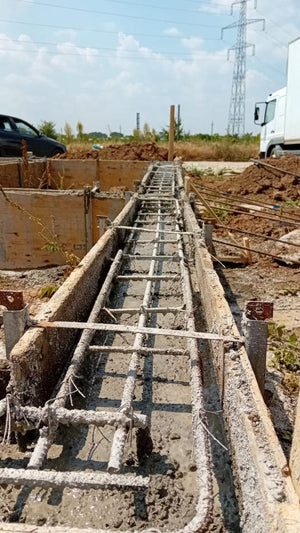 Formwork, Reinforcement, and Pouring of Foundation Beams for a House in Ilfov County thumbnail
