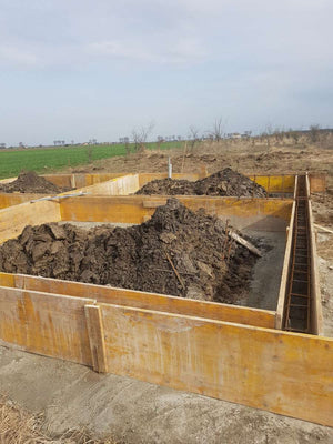 Formwork, Reinforcement, and Pouring Foundation for a Turnkey House Project in Domnesti thumbnail