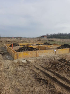 Formwork, Reinforcement, and Pouring Foundation for a Turnkey House Project in Domnesti thumbnail