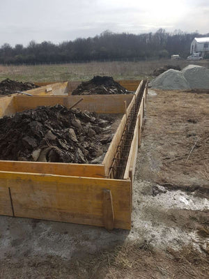 Formwork, Reinforcement, and Pouring Foundation for a Turnkey House Project in Domnesti thumbnail