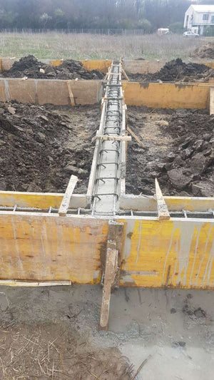 Formwork, Reinforcement, and Pouring Foundation for a Turnkey House Project in Domnesti thumbnail