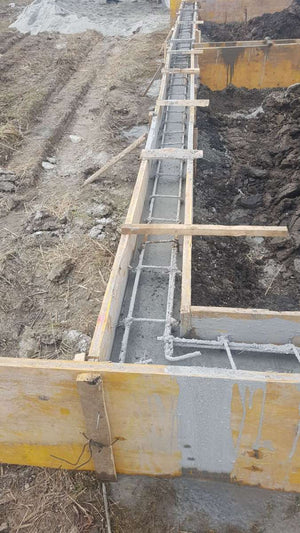 Formwork, Reinforcement, and Pouring Foundation for a Turnkey House Project in Domnesti thumbnail