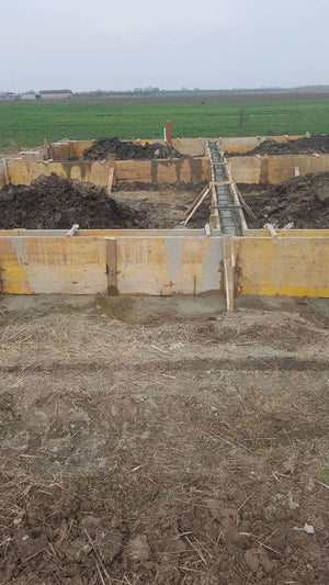 Formwork, Reinforcement, and Pouring Foundation for a Turnkey House Project in Domnesti thumbnail