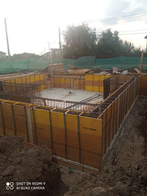 Formwork and Pouring Basement Walls for a House Construction thumbnail