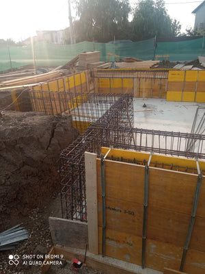 Formwork and Pouring Basement Walls for a House Construction thumbnail