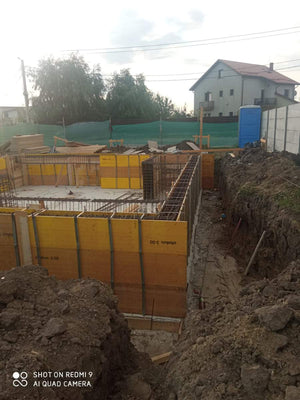 Formwork and Pouring Basement Walls for a House Construction thumbnail