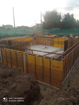 Formwork and Pouring Basement Walls for a House Construction thumbnail
