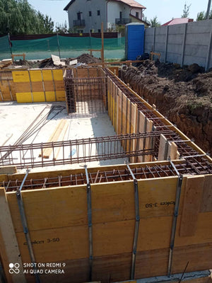 Formwork and Pouring Basement Walls for a House Construction thumbnail