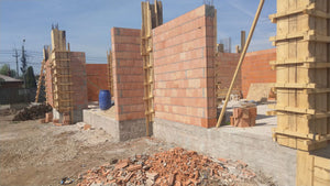 Formwork and Pouring Concrete for Pillars and Exterior Walls of a 386 sqm House thumbnail
