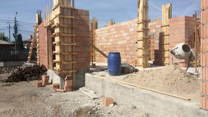 Formwork and Pouring Concrete for Pillars and Exterior Walls of a 386 sqm House thumbnail