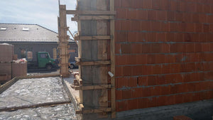 Formwork and Pouring Concrete for Pillars and Exterior Walls of a 386 sqm House thumbnail