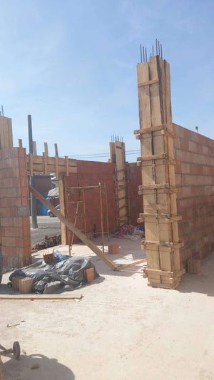 Formwork and Pouring Concrete for Pillars and Exterior Walls of a 386 sqm House thumbnail