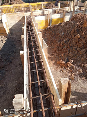 Formwork for Foundation Beams with Doka Panels for a Steel-Frame House thumbnail