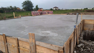 Compacting and Pouring the Foundation Slab for a Metal House thumbnail