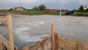 Compacting and Pouring the Foundation Slab for a Metal House thumbnail