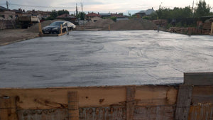 Compacting and Pouring the Foundation Slab for a Metal House thumbnail