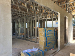 Construction of a 116 sqm House in the Exterior Closure Phase with Fiber Cement Facades thumbnail