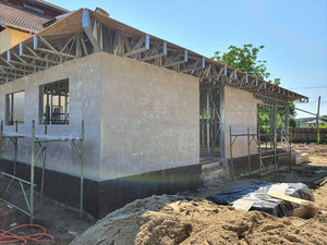 Construction of a 116 sqm House in the Exterior Closure Phase with Fiber Cement Facades thumbnail