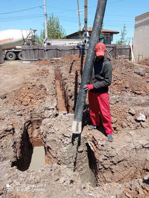 Construction of a 116 sqm House Pouring the Foundation Soleplate with B250 Concrete thumbnail