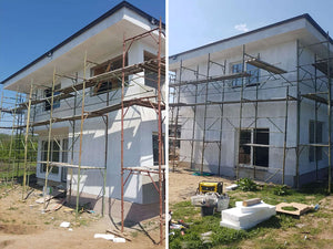 Construction of a 155 sqm House Applying Primer Layer on Facades thumbnail