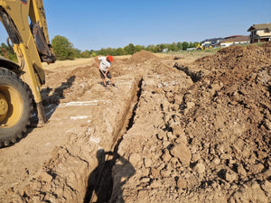 House Construction in Ilfov, Foundation Layout and Excavation thumbnail