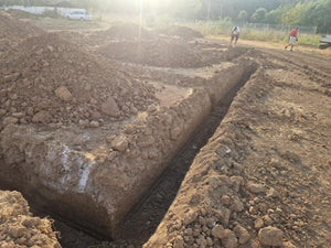 House Construction in Ilfov, Foundation Layout and Excavation thumbnail