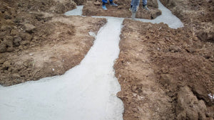 Construction of a 162 sqm Metal House in Snagov Pouring the Foundation Soleplate thumbnail