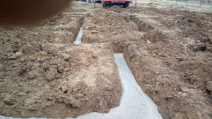 Construction of a 162 sqm Metal House in Snagov Pouring the Foundation Soleplate thumbnail