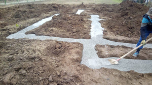 Construction of a 162 sqm Metal House in Snagov Pouring the Foundation Soleplate thumbnail