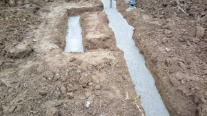 Construction of a 162 sqm Metal House in Snagov Pouring the Foundation Soleplate thumbnail