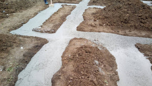 Construction of a 162 sqm Metal House in Snagov Pouring the Foundation Soleplate thumbnail