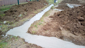 Construction of a 162 sqm Metal House in Snagov Pouring the Foundation Soleplate thumbnail