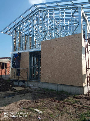 Construction of a Metal House Exterior Closure with OSB Cladding thumbnail