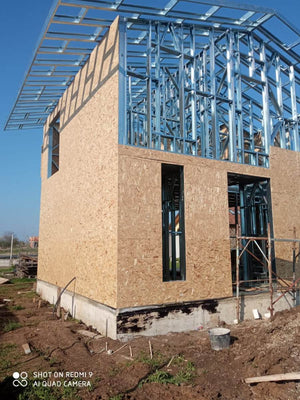 Construction of a Metal House Exterior Closure with OSB Cladding thumbnail