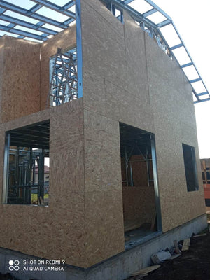 Construction of a Metal House Exterior Closure with OSB Cladding thumbnail