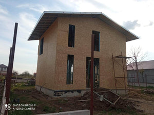 Construction of a Metal House Exterior Closure with OSB Cladding thumbnail