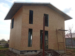 Construction of a Metal House Exterior Closure with OSB Cladding thumbnail