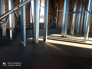Construction of a Metal House with Ground Floor and First Floor of 115 sqm Pouring of Screeds thumbnail