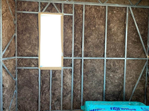 Construction of a Metal House Insulation of Interior Walls with Basalt Wool thumbnail