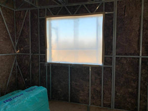 Construction of a Metal House Insulation of Interior Walls with Basalt Wool thumbnail
