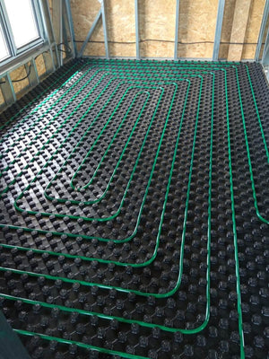 Construction of a House with Underfloor Heating System on the Ground Floor and First Floor thumbnail