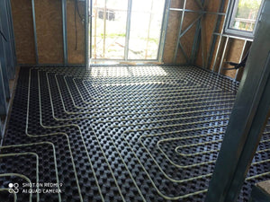 Construction of a House with Underfloor Heating System on the Ground Floor and First Floor thumbnail